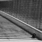 Die Frau am Ende der Treppe