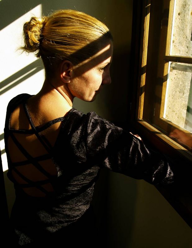 die Frau am Fenster Foto &amp; Bild portrait, portrait