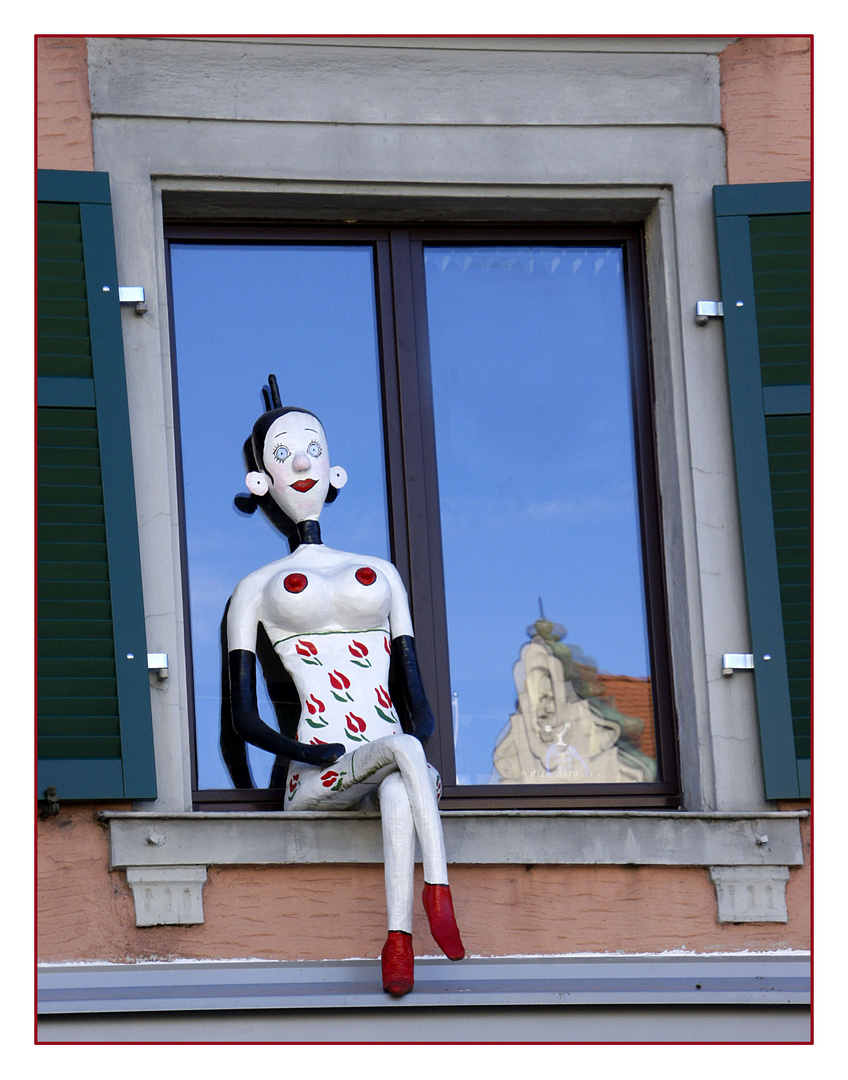 Die Frau im Fenster Foto &amp; Bild kunstfotografie &amp; kultur