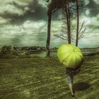 Die Frau mit dem Regenschirm erreicht Port Blanc (90)