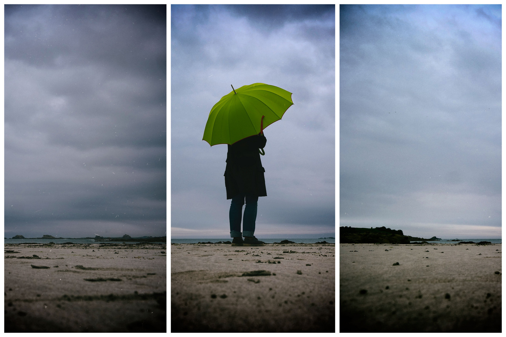 Die Frau mit dem Regenschirm, genießt eine Auszeit (55)