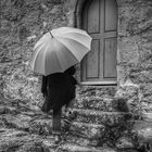 Die Frau mit dem Regenschirm; öffnet die Tür zur Weiterreise (29)