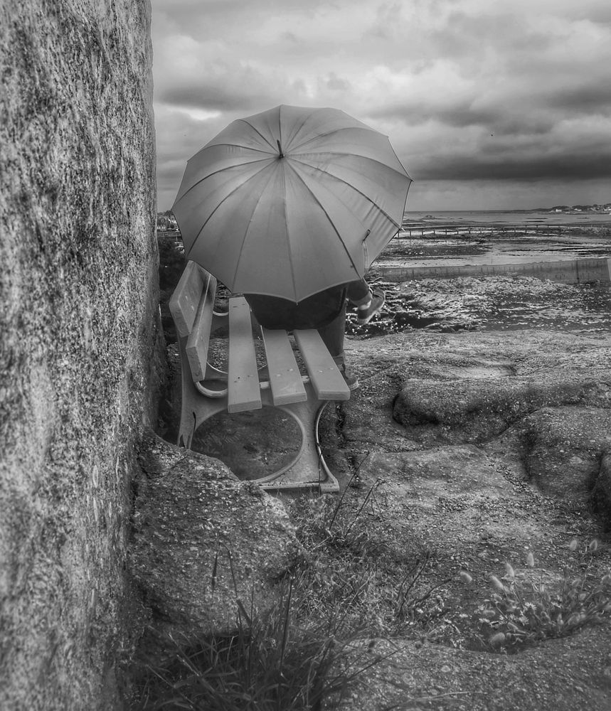Die Frau mit dem Regenschirm wartet noch immer auf die Fähre (53)