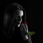 Die Frau mit der Rose