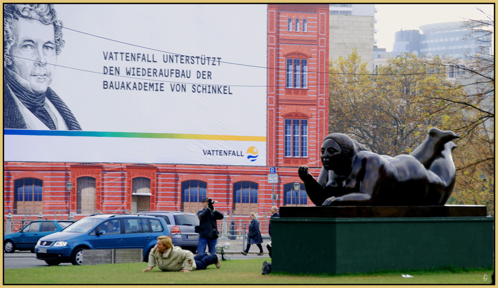 Die Frauen liegen, Vattenfall unterstützt...