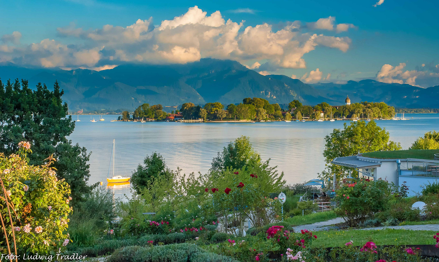 die Fraueninsel im Chiemsee