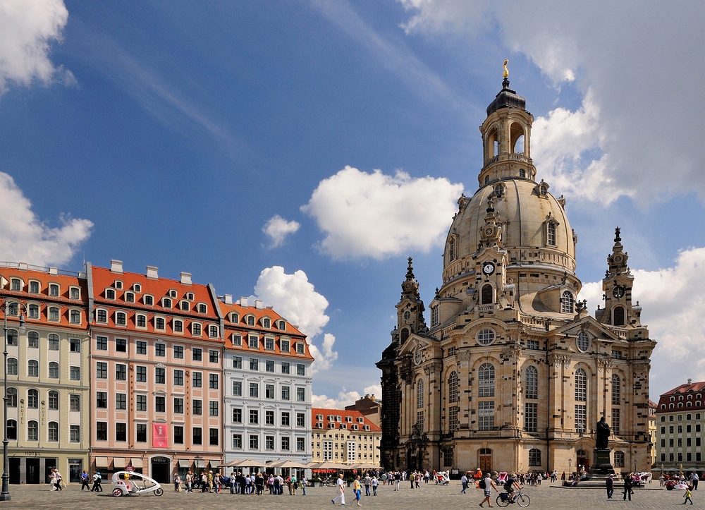 Die Frauenkirche als Symbol von Sachsen. Wer die Sächsische Schweiz besucht, sollte auch...