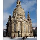 Die Frauenkirche an einem Wintermorgen