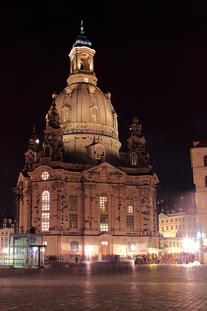 Die Frauenkirche in Dresden...