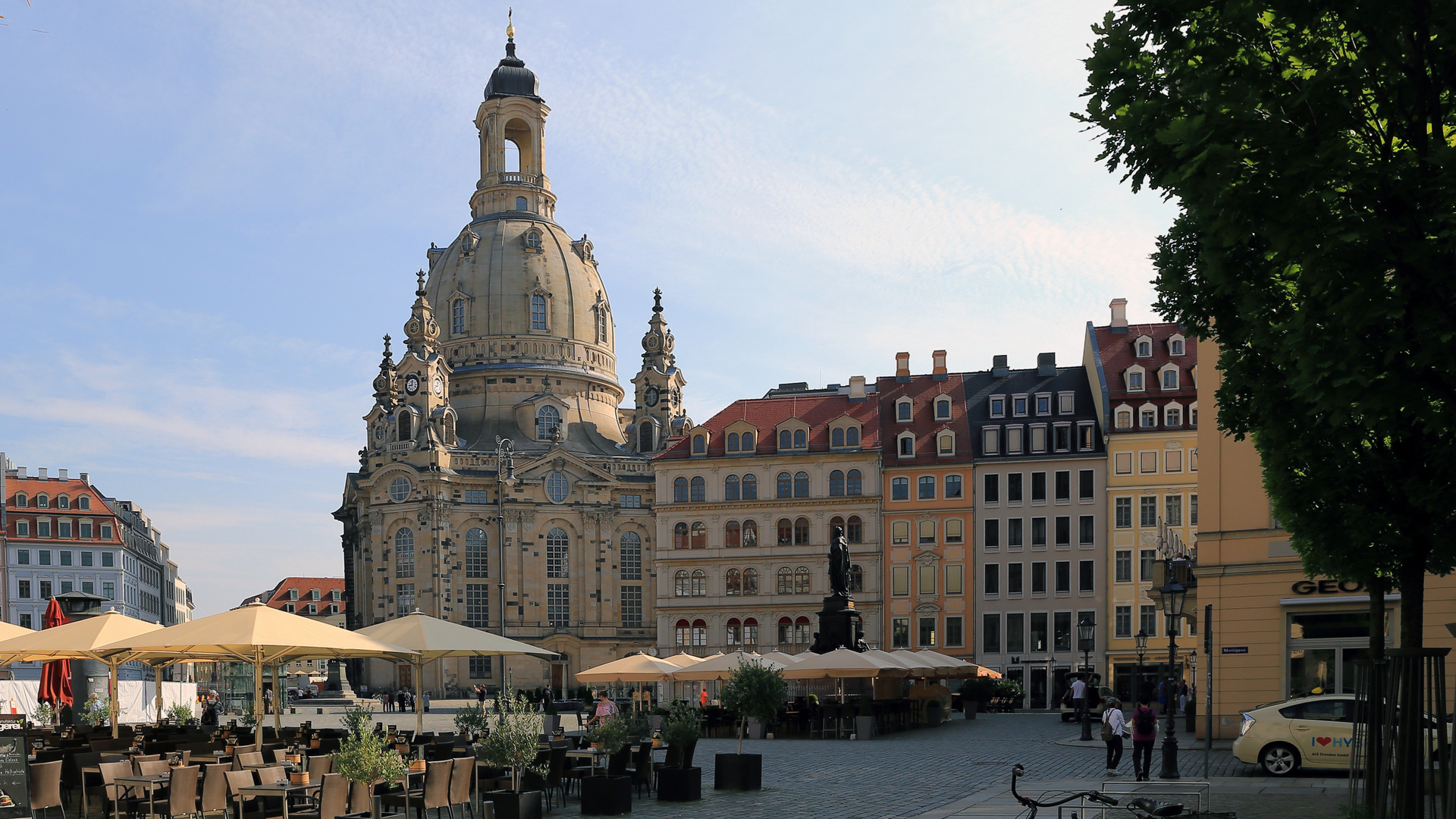 Die Frauenkirche war in der Serie im Dresdner Zentrum das schwierigste Bild, denn...