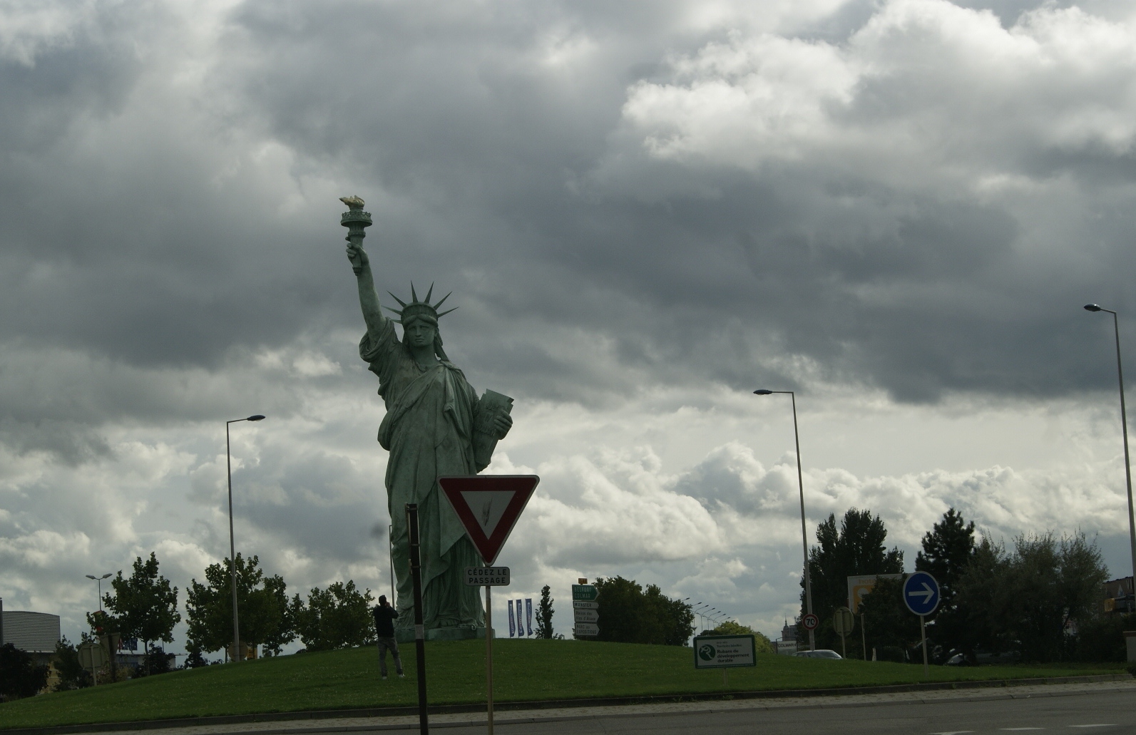 Die Freiheitsstatur von Colmar