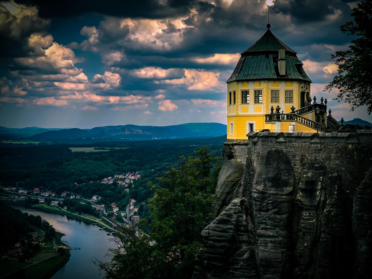 Die Friedrichsburg auf der Festung Königstein