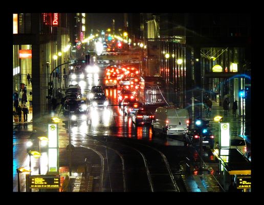 Die Friedrichstraße im Lichtermeer