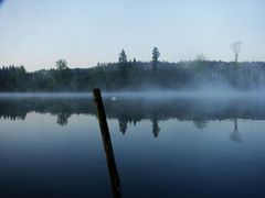 Die frühen Morgenstunden des Rheins