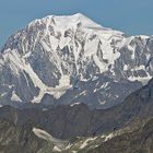 Die für mich "sagenhafte" 70km Sicht vom Breithornplateau zum Mont Blanc...