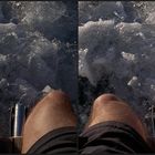 Die Füße im Wasser