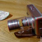 Die Fuji F30 mit Adapter ( Rot-Cyan- Anaglyphe )