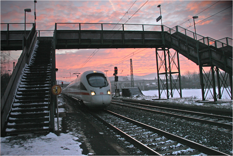 Die Fußgängerbrücke