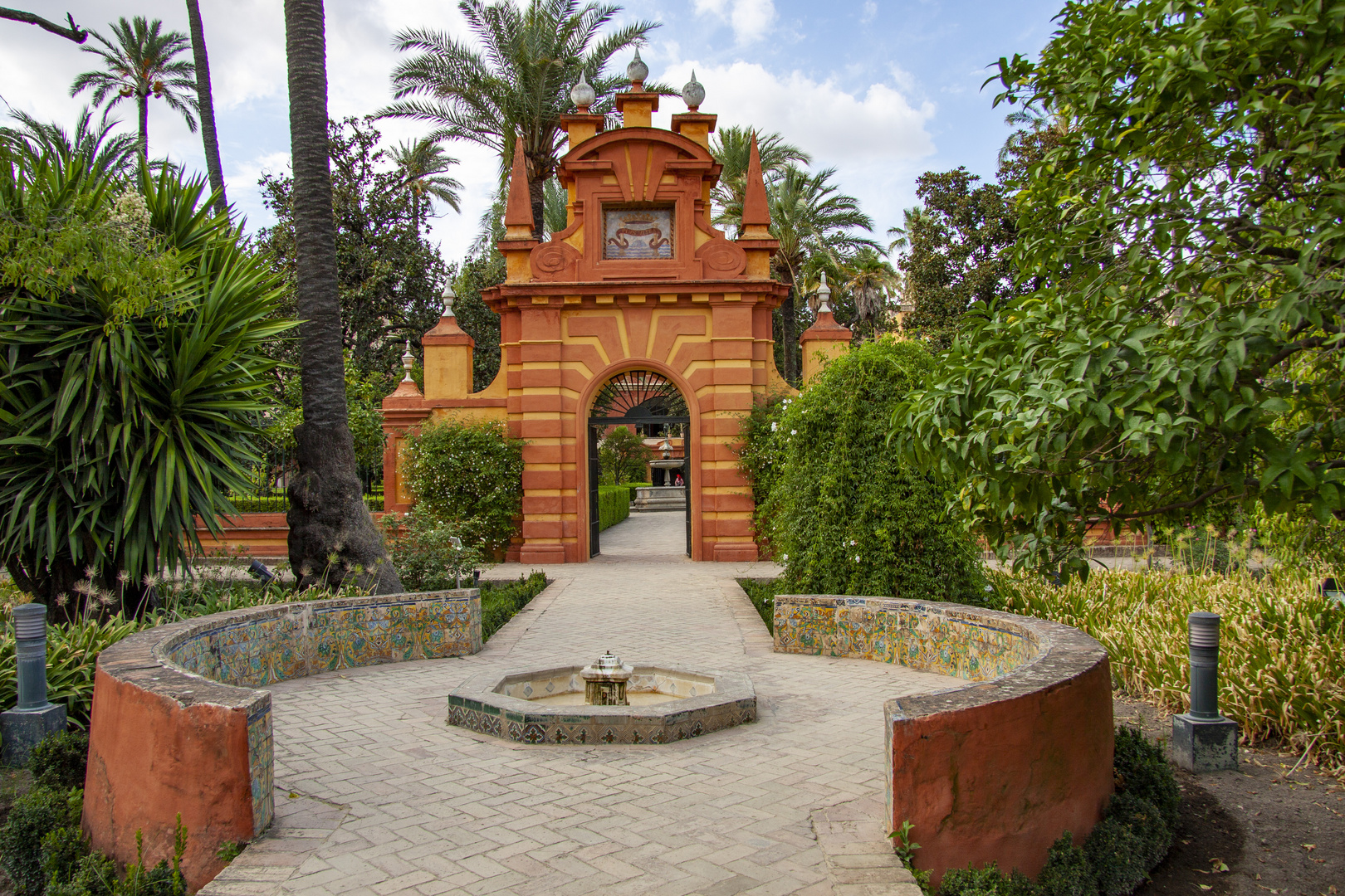 die Gärten des Real Alcázar in Sevilla Foto &amp; Bild