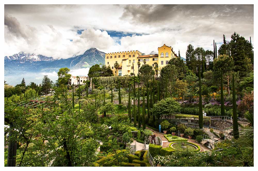 Die Gärten von Schloß Trautmannsdorf Foto & Bild italy, meran, europe