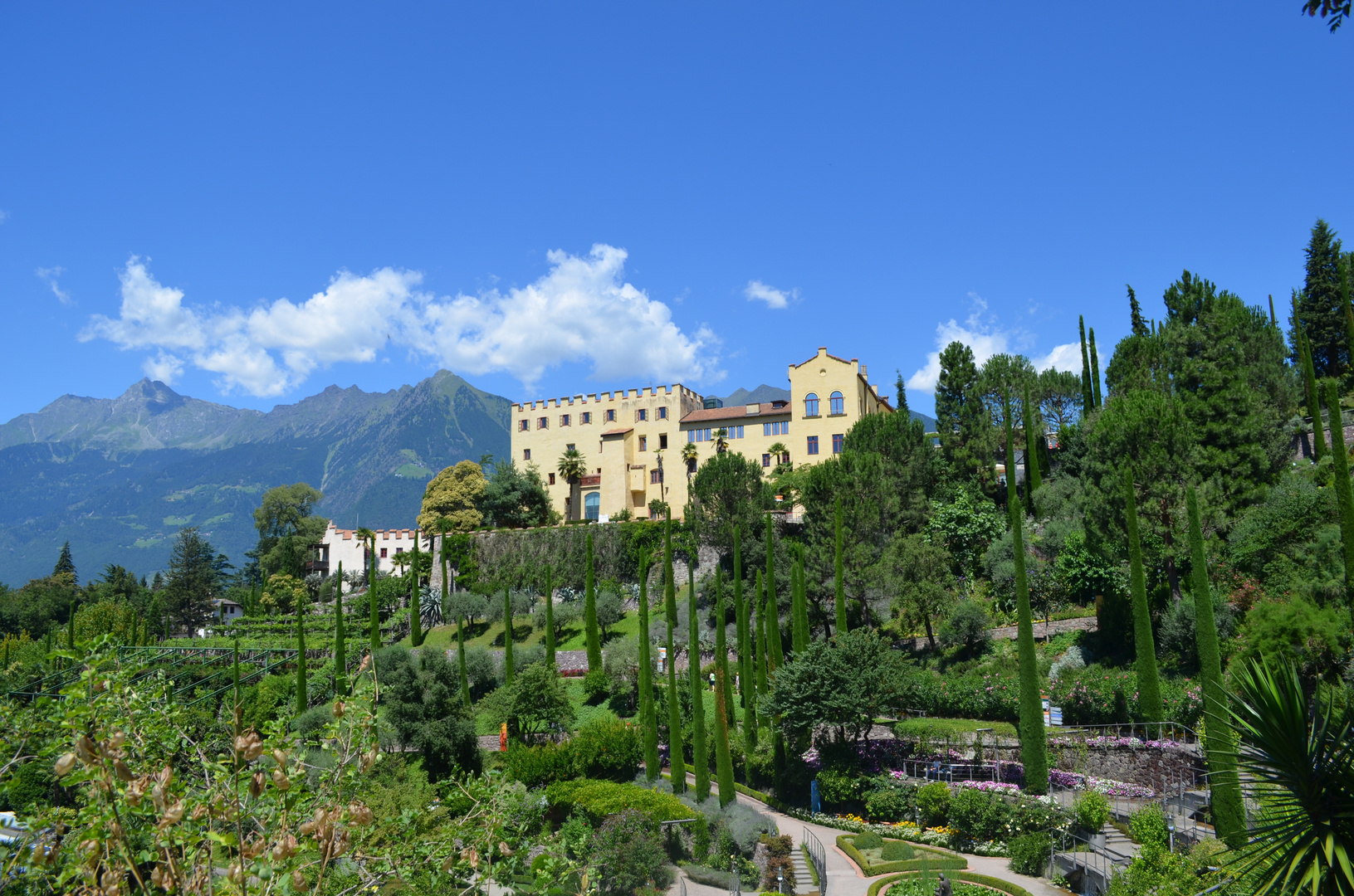 Die Gärten von Schloss Trauttmansdorff