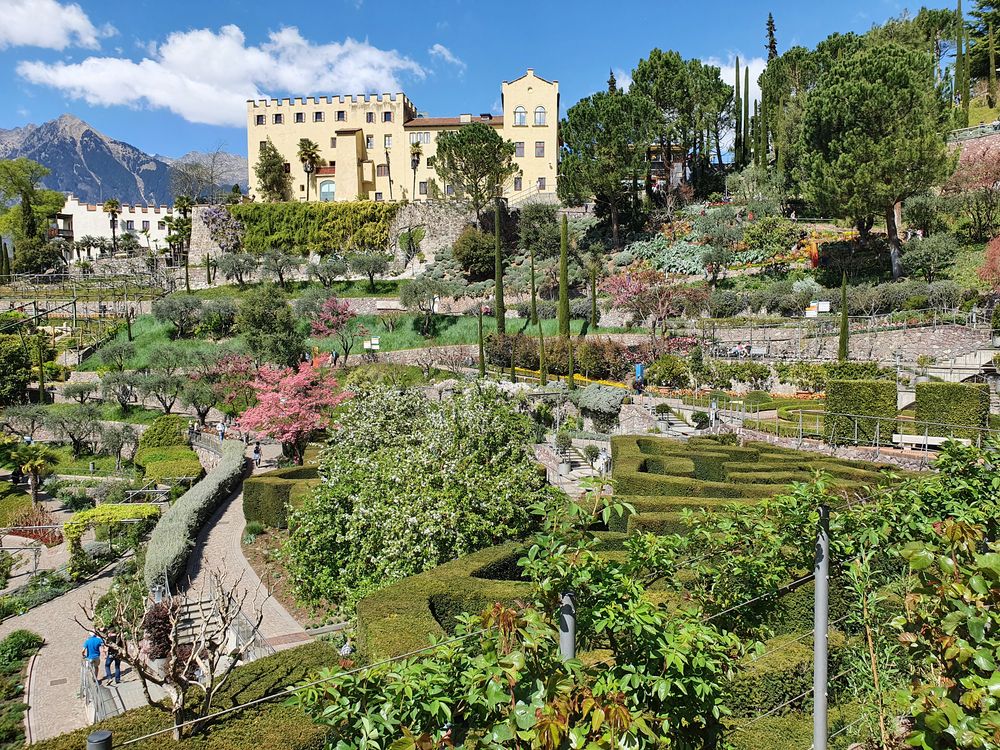Die Gärten von Schloss Trauttmansdorff Foto & Bild wasser, meran