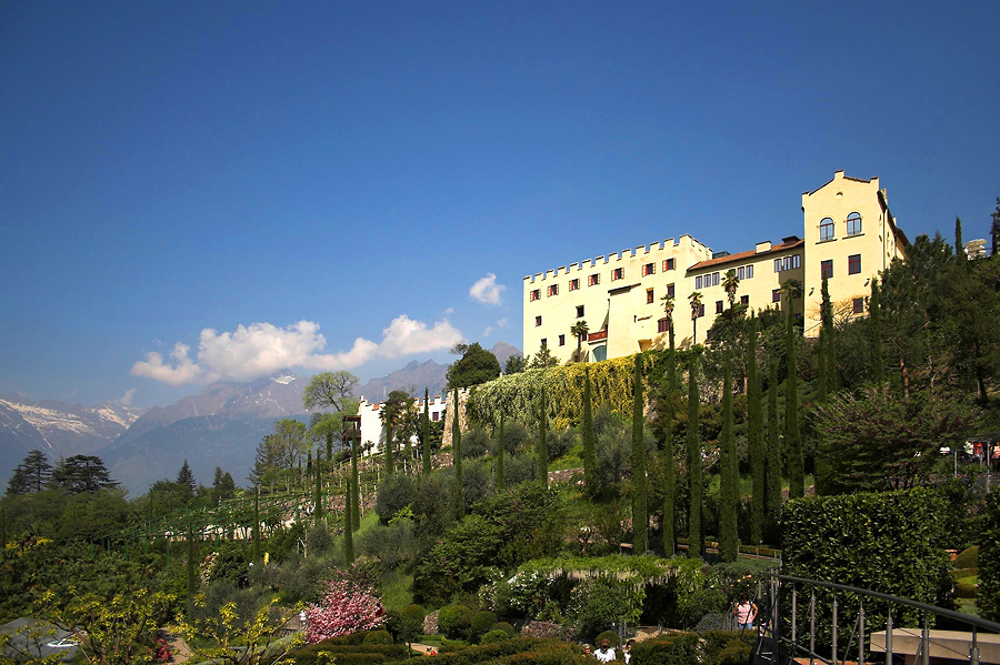 Die Gärten von Schloss Trauttmansdorff bei Meran