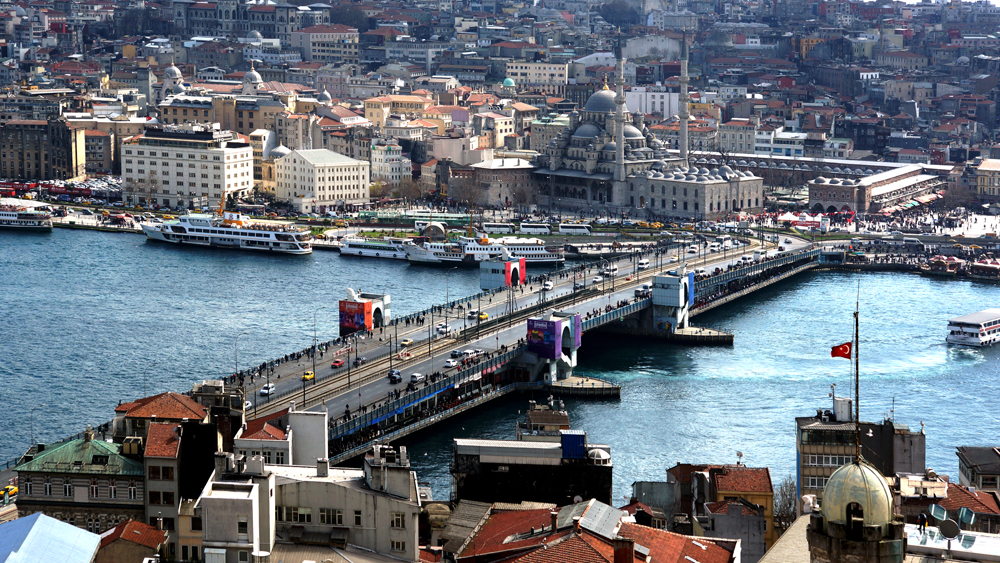 Die Galata Brücke