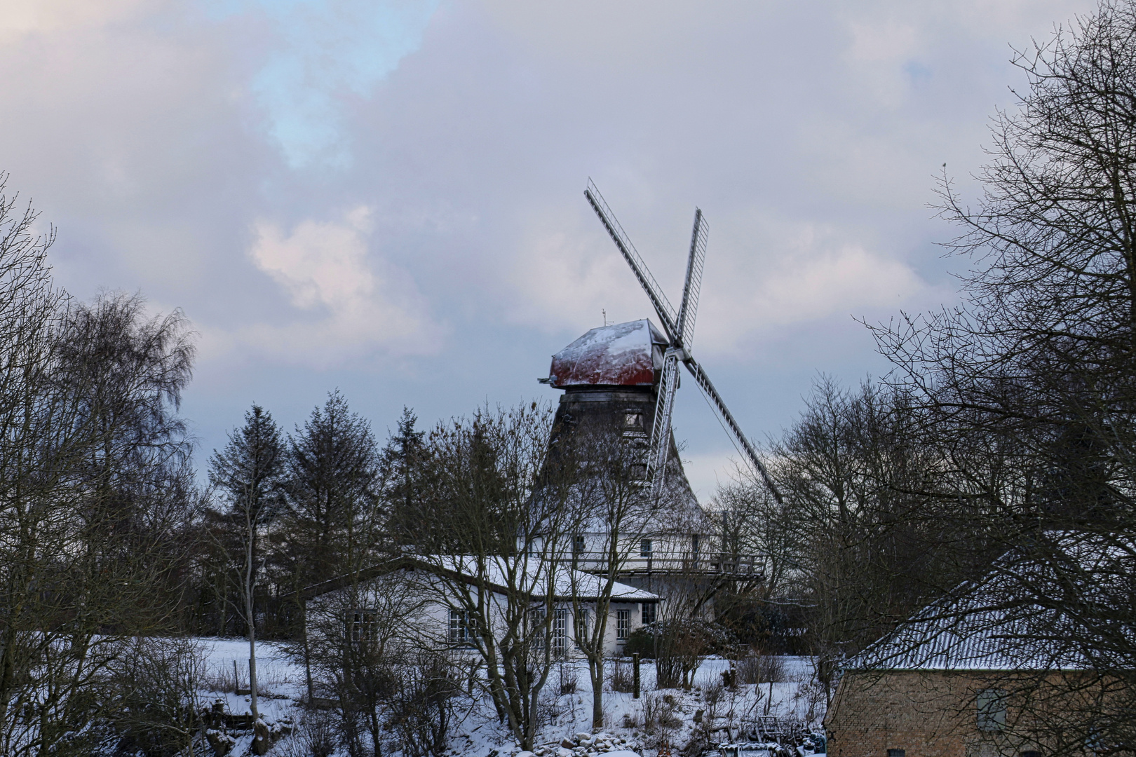 Die Galerie-Holländer Windmühle in Grödersby