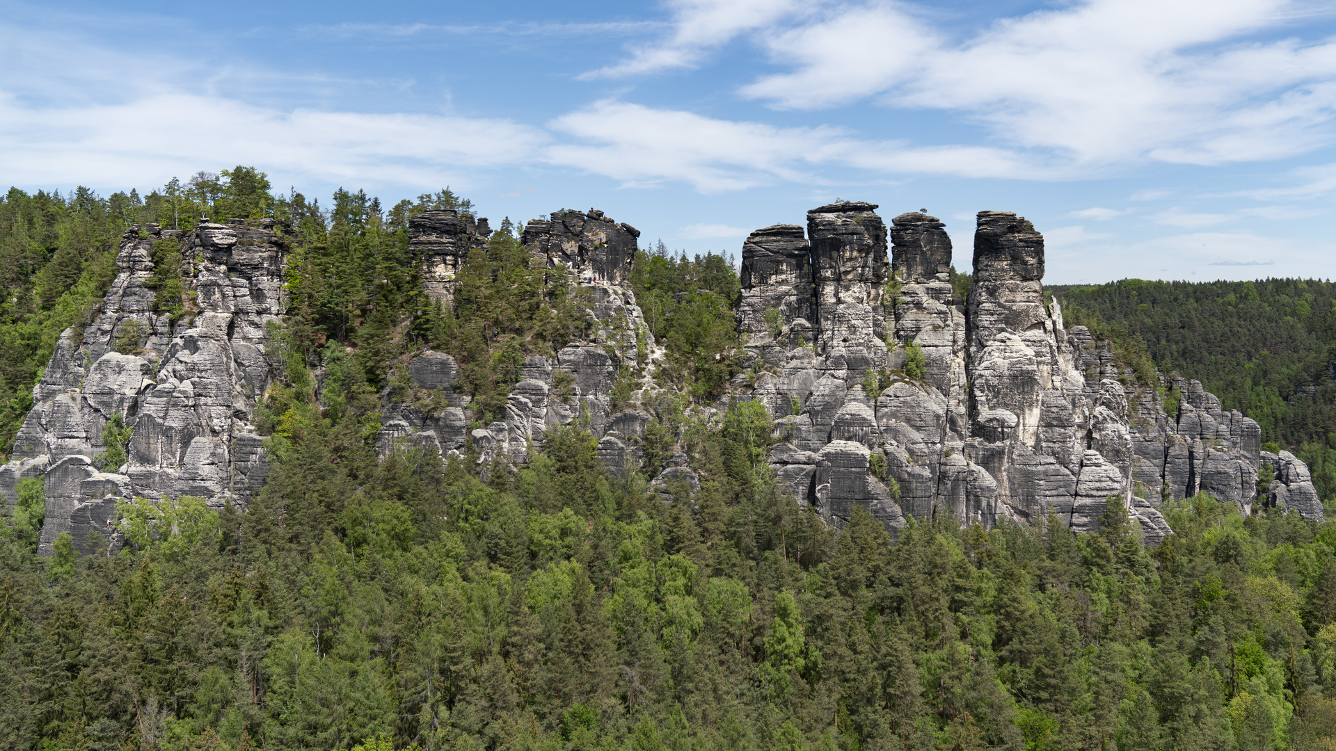 Die Gansfelsen in der Sächsischen Schweiz