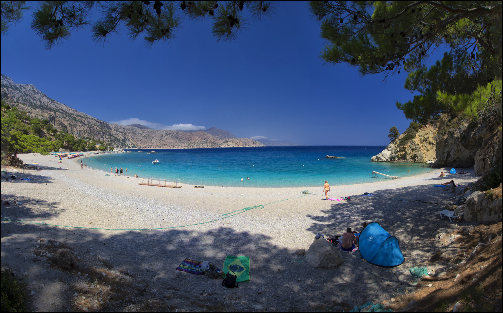 die ganze apellabucht (karpathos)