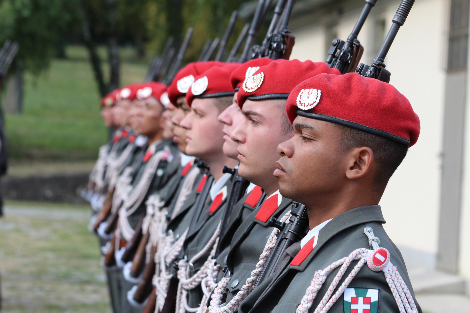 Die Garde in Wien ist auch in Infanteriekampfverband