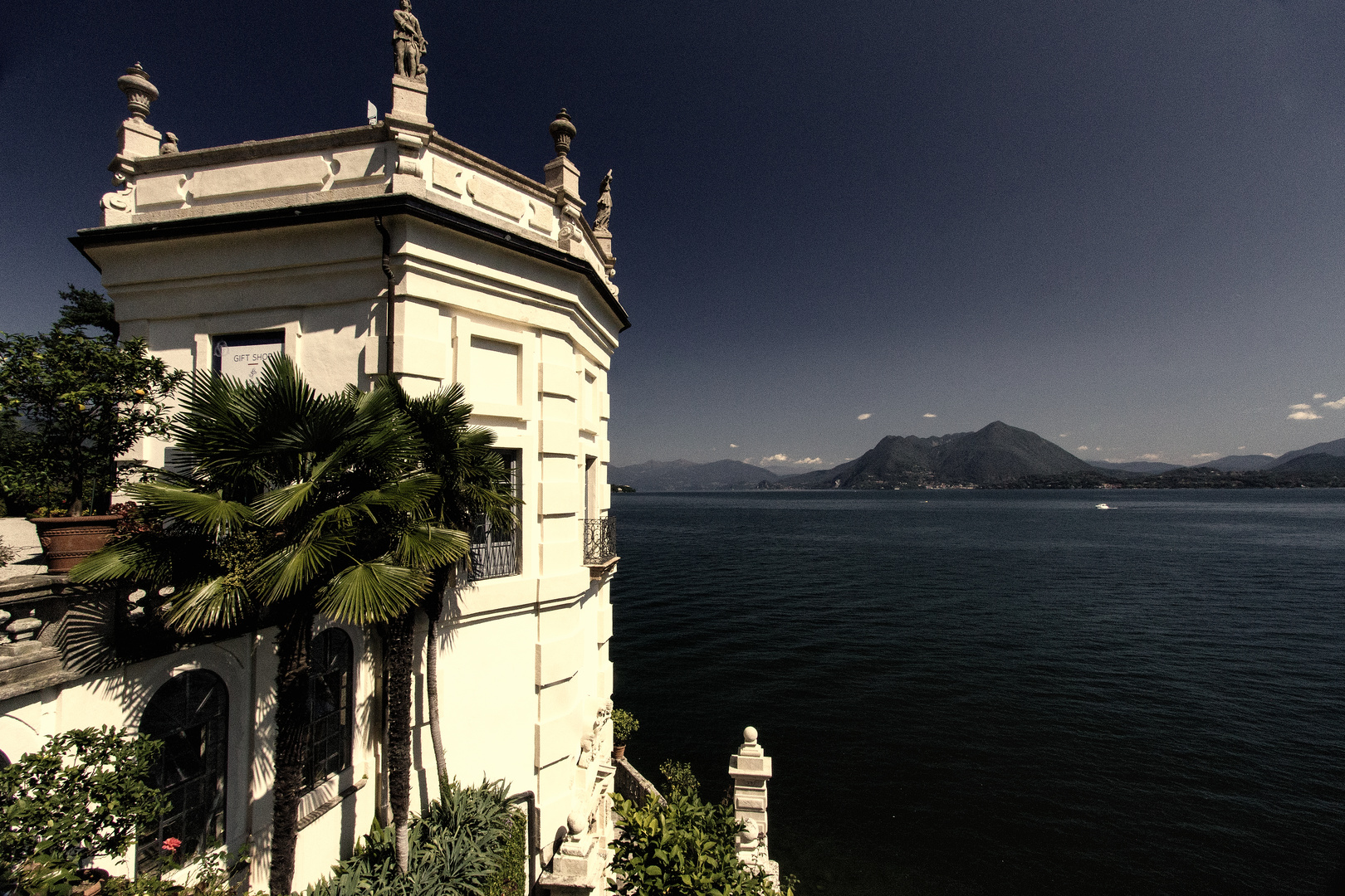 Die Gartenanlage von der Isola Bella