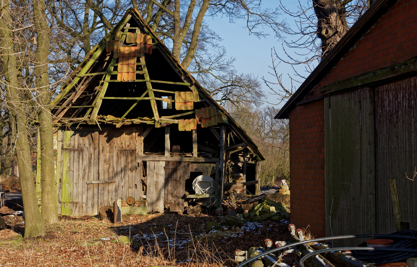 die Gartenmöbel können wieder raus