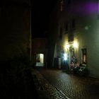 Die Gasse in der Nacht