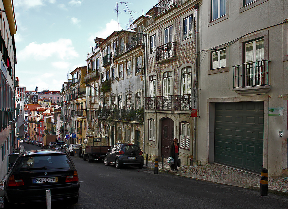 Die Gassen der Altstadt von Lissabon sind schön!!!