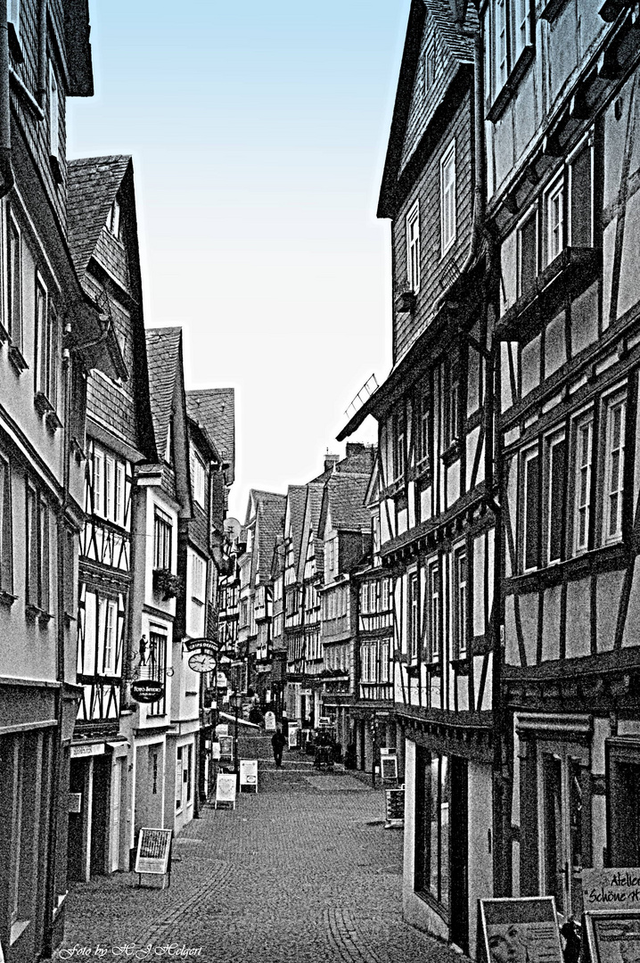 Die Gassen der Altstadt / Wetzlar