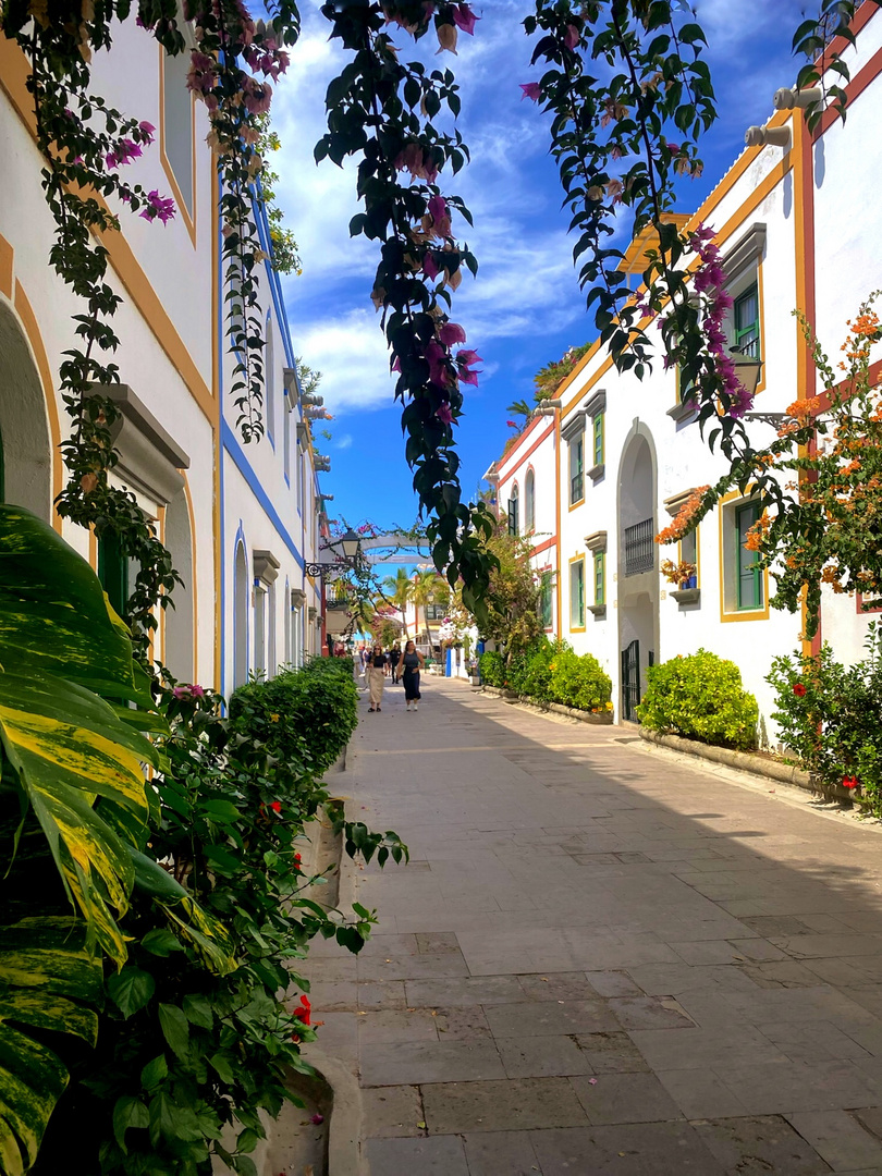 Die Gassen in Puerto de Mogan