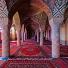 Die Gebetshalle der Nasir-al-Molk-Moschee