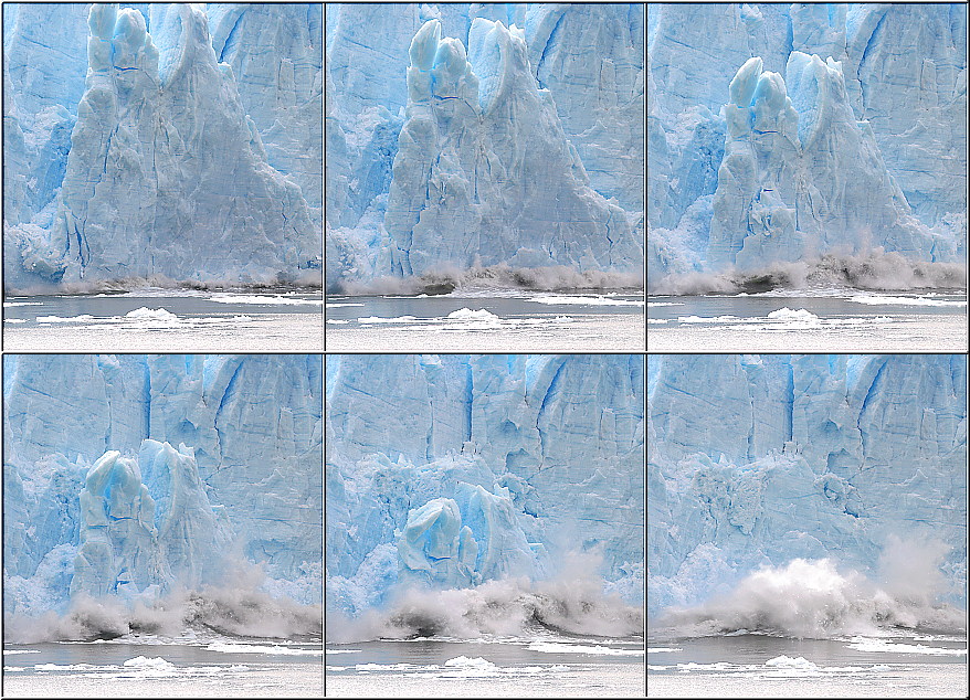 Die Geburt eines Eisbergs, Glaciar Perito Moreno