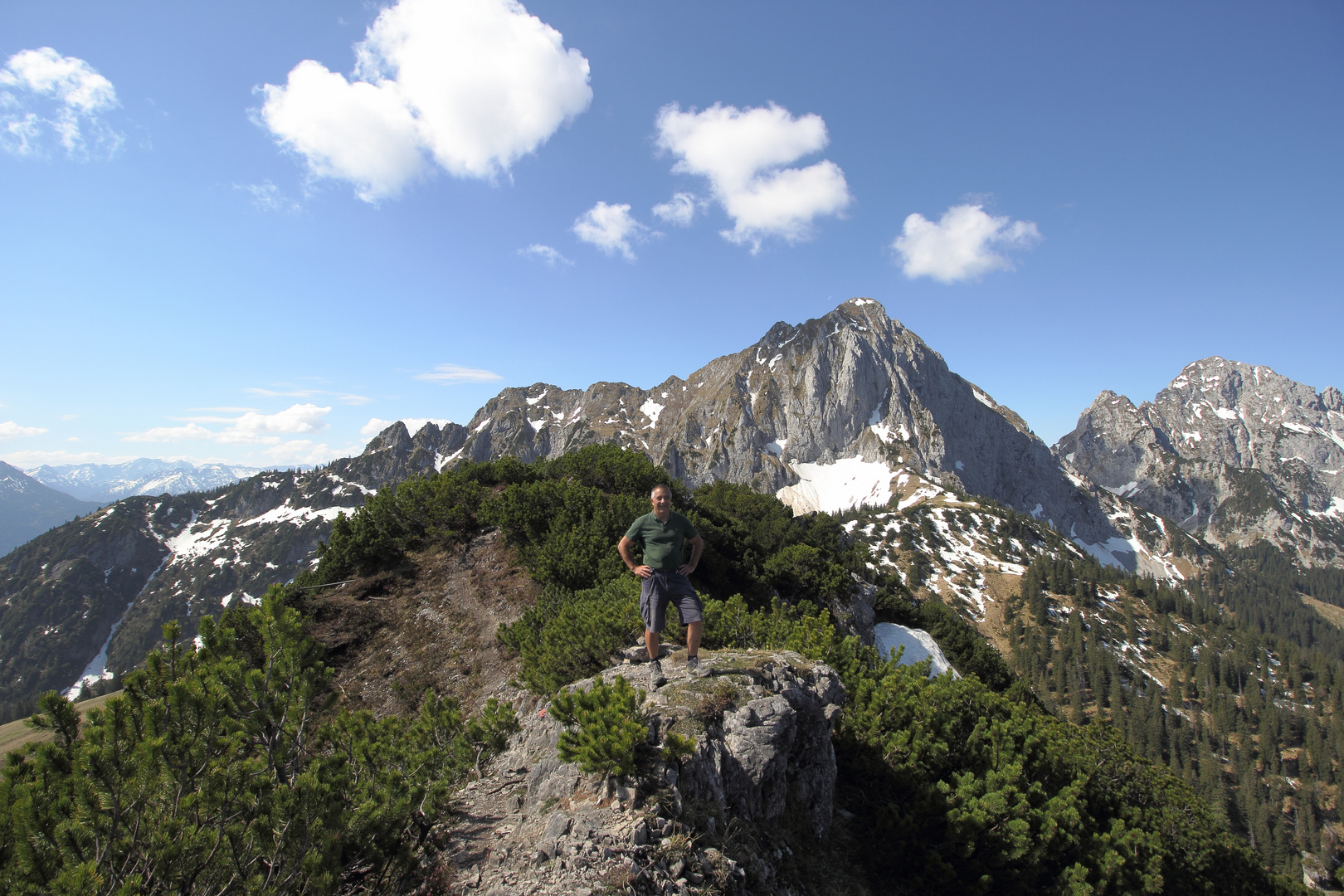 die Gehrenspitze - vom Hahlekopf  - 8 5 2018