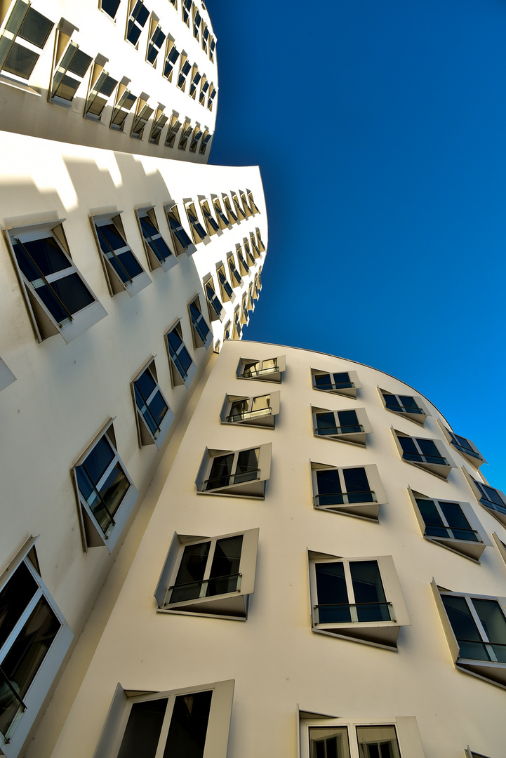 Die Gehry-Bauten im Düsseldorfer Hafen