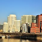 Die Gehrybauten im Medienhafen in Düsseldorf 