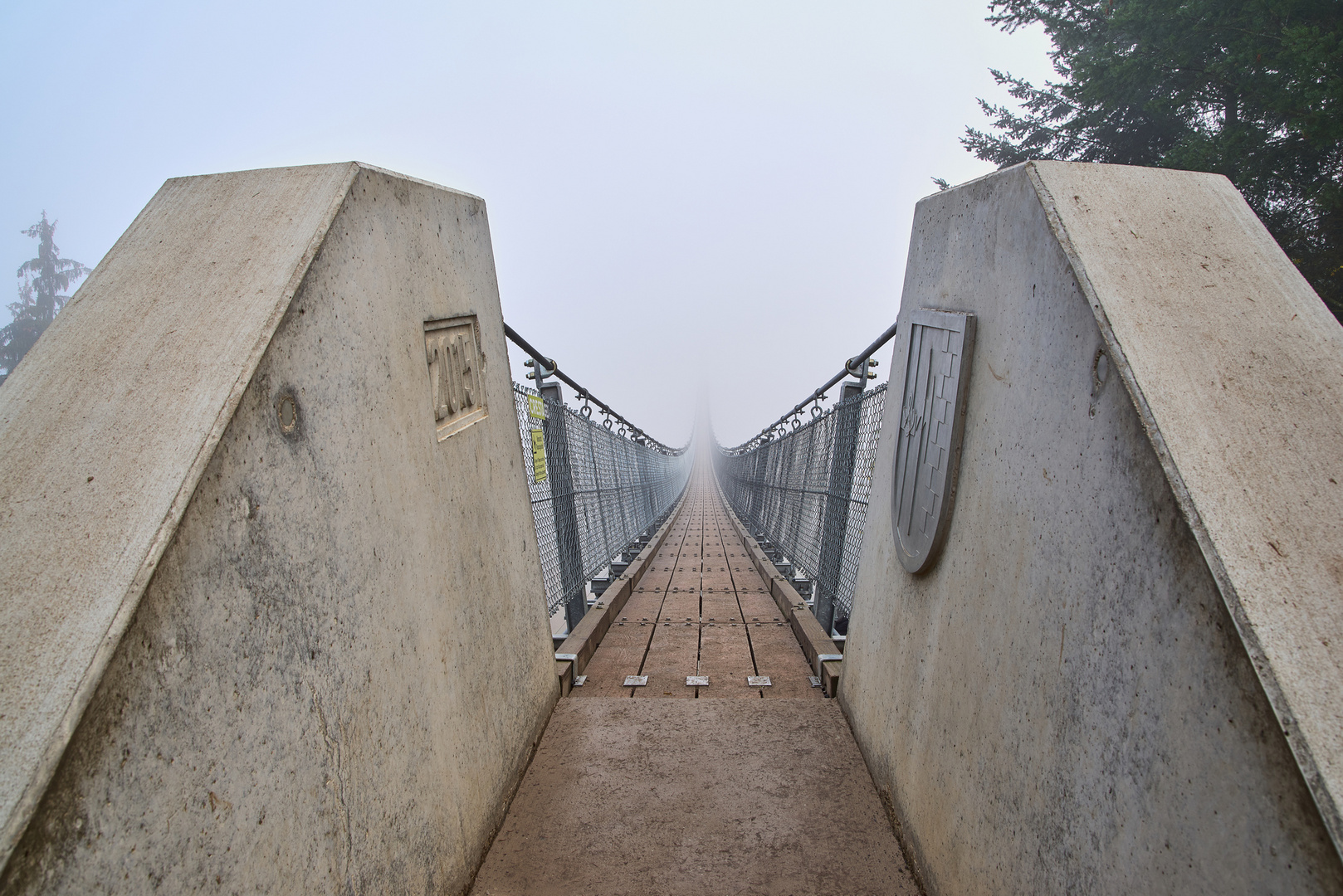 Die Geierlay-Brücke im Hunsrück