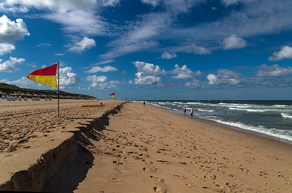 Die gelb-rote Flagge