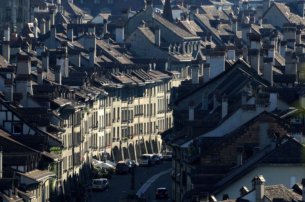 Die Gerechtigkeitsgasse in Bern Foto & Bild architektur