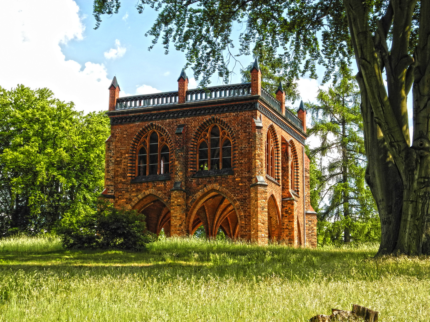 Die Gerichtslaube im Park Babelsberg