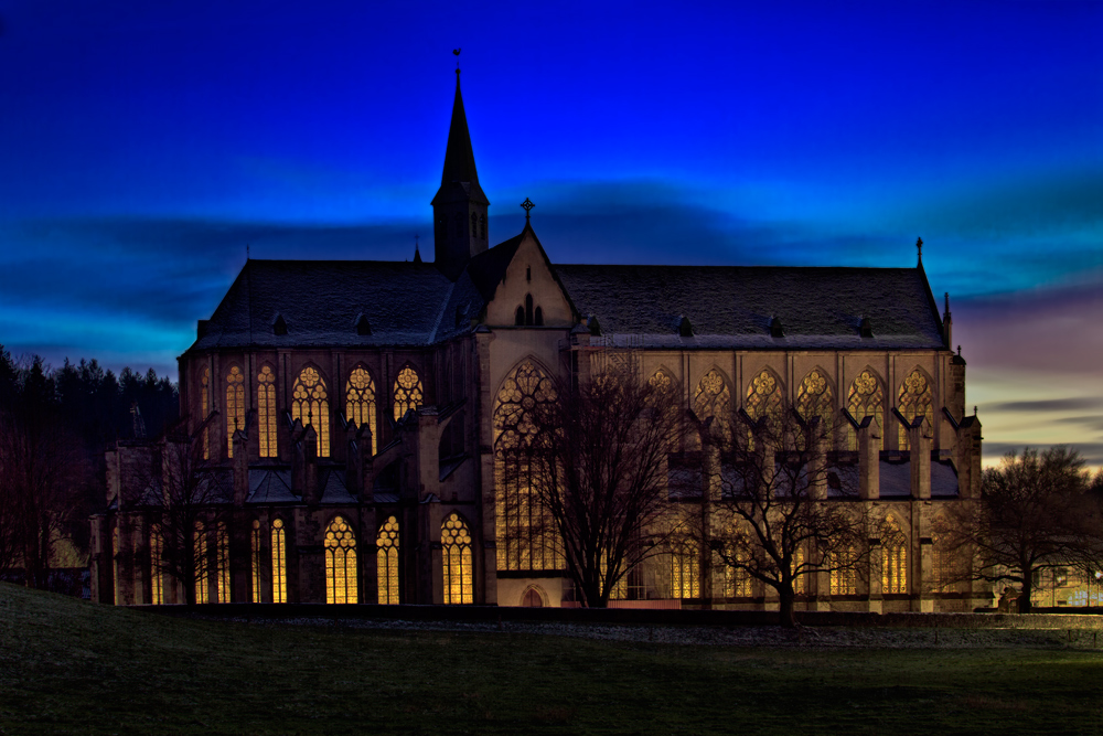 Die Gerüste am Altenberger Dom