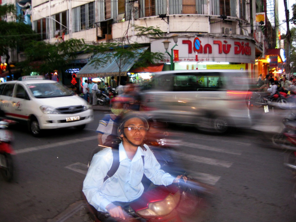 Die Geschwindigkeit Saigon`s