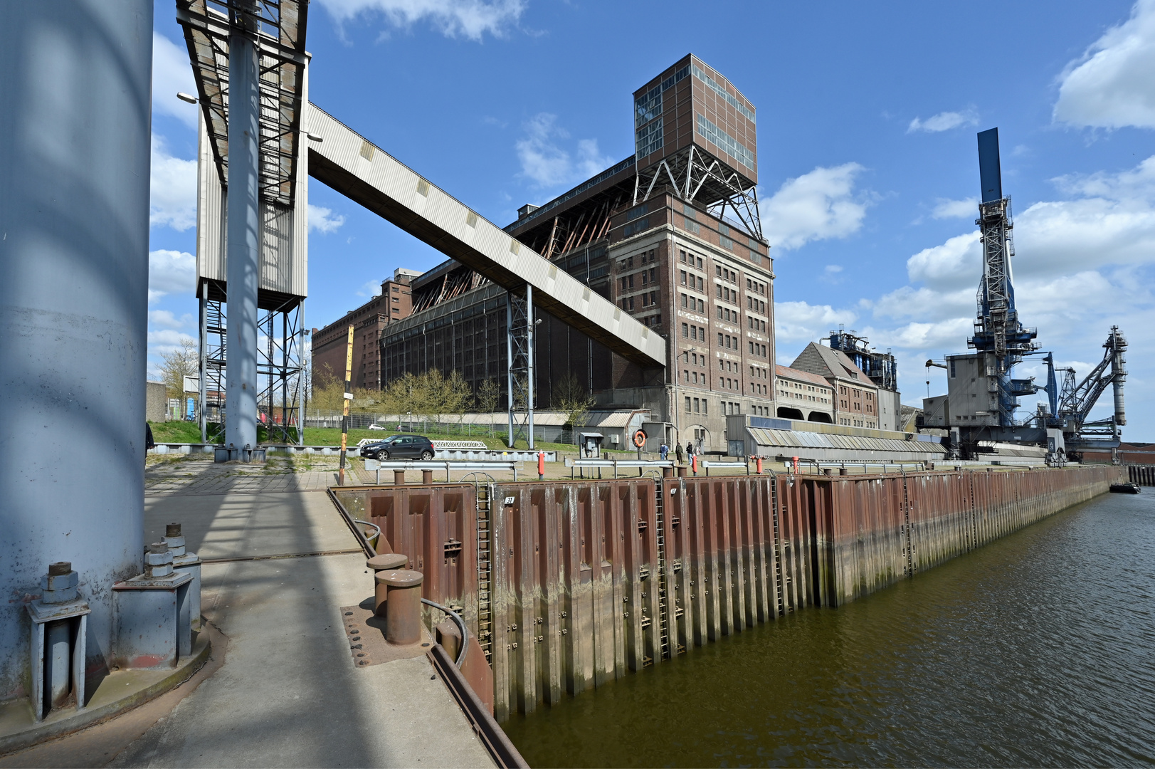 Die Getreideverkehrsanlage (GVA) in Bremen